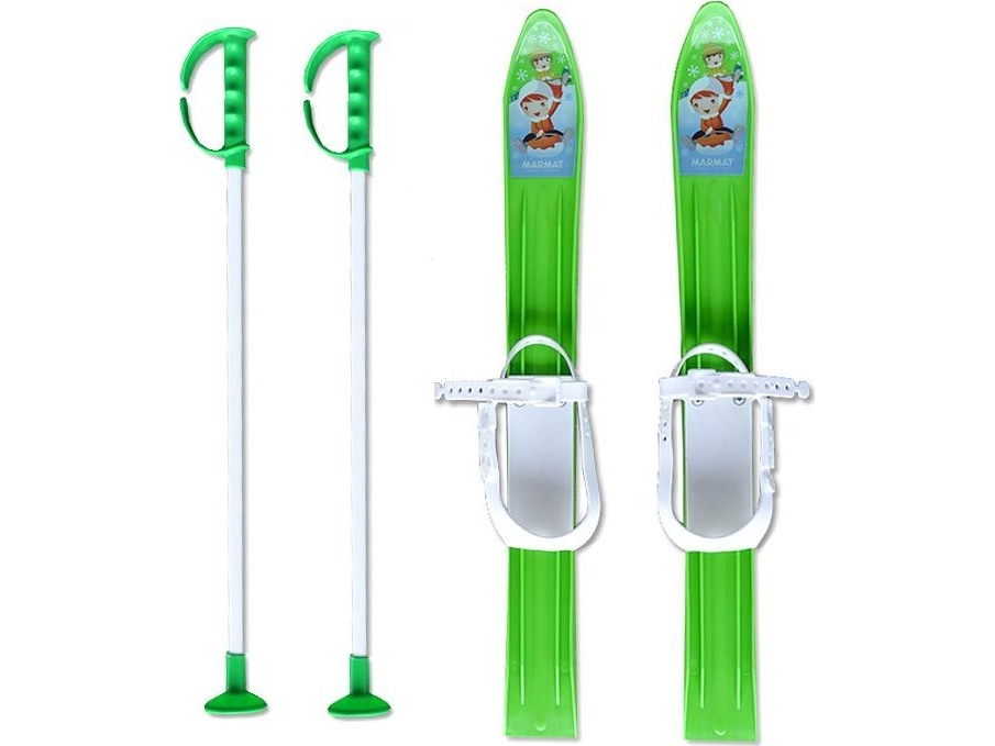 Master sukset ja sauvat lapsille 60 cm MARMAT vihreä