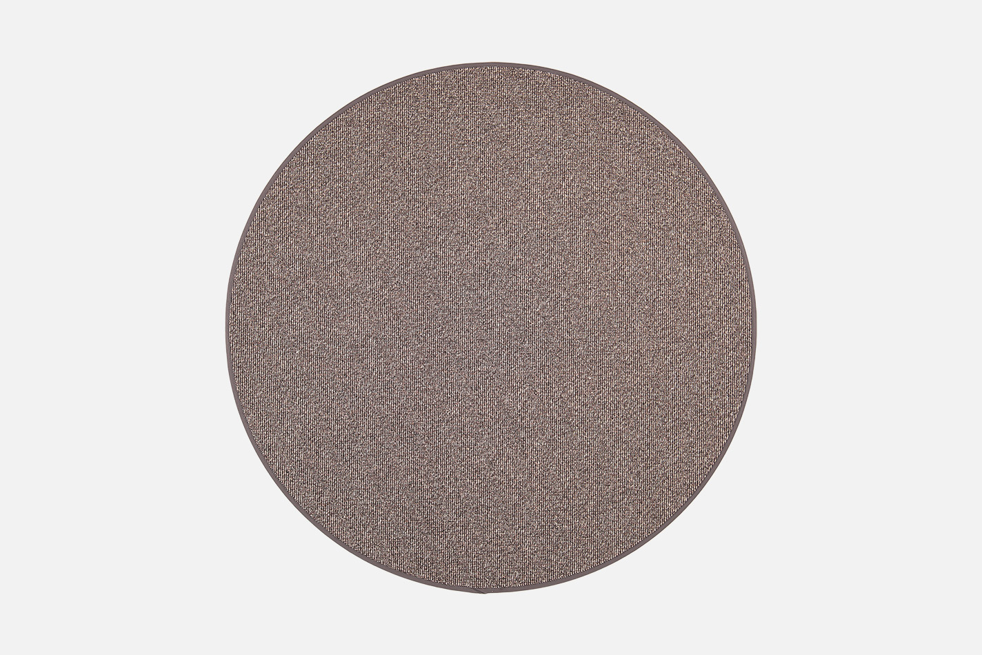 VM Carpet Kipinä pyöreä villamatto Ø240cm tummanruskea