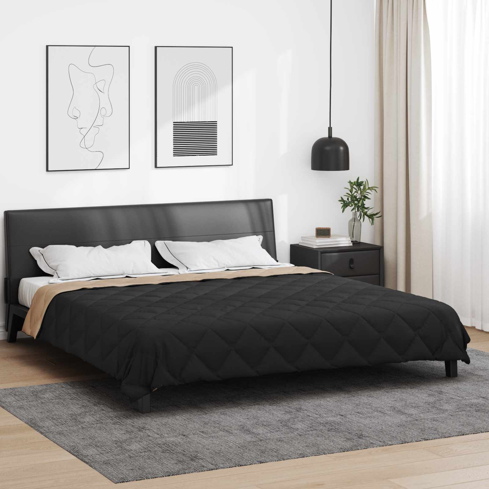 vidaXL Koko Vuoden Peitto 200 x 220 cm Mikrokuitu