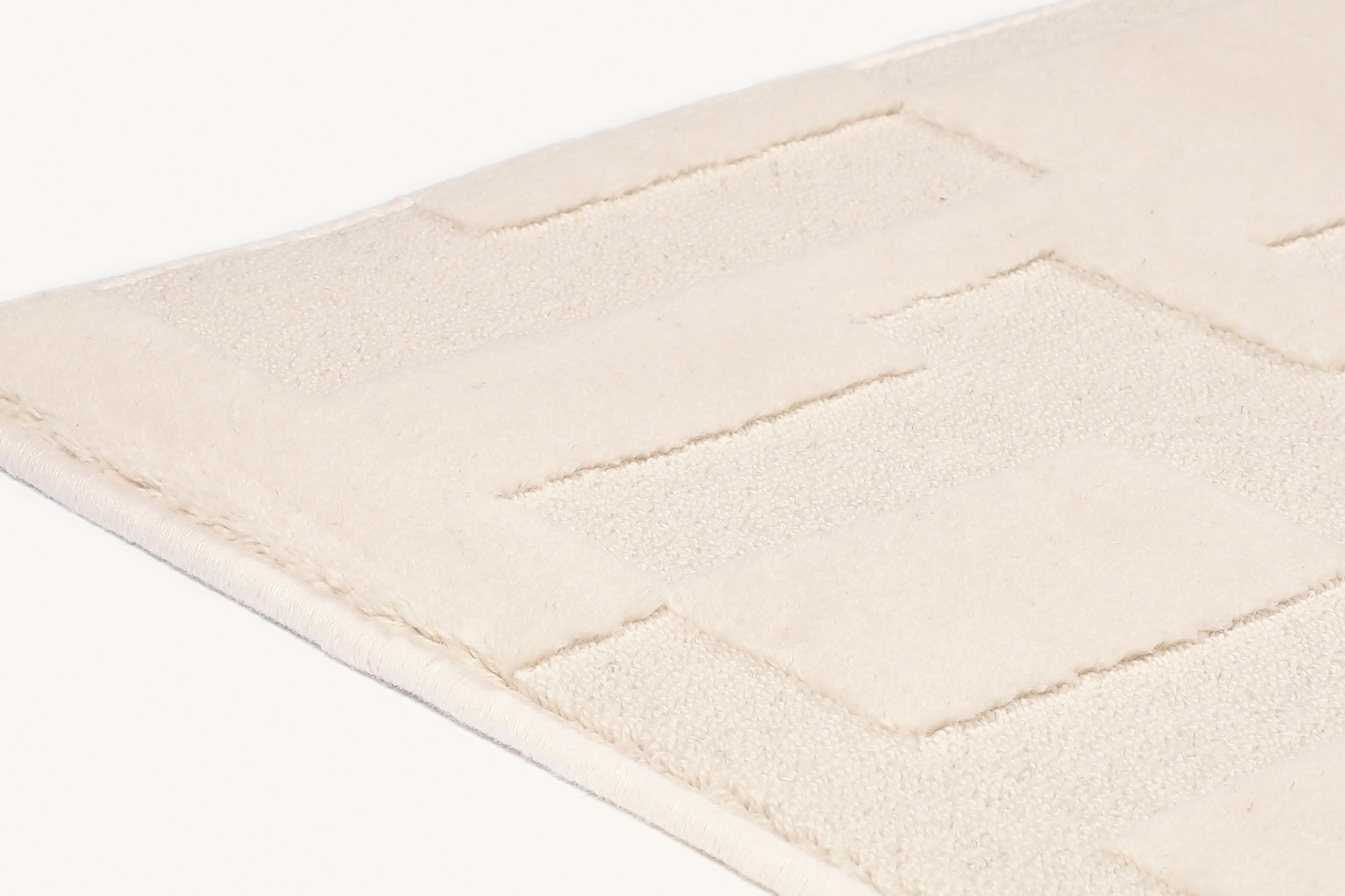 VM Carpet Domino villamatto 200x300 cm valkoinen