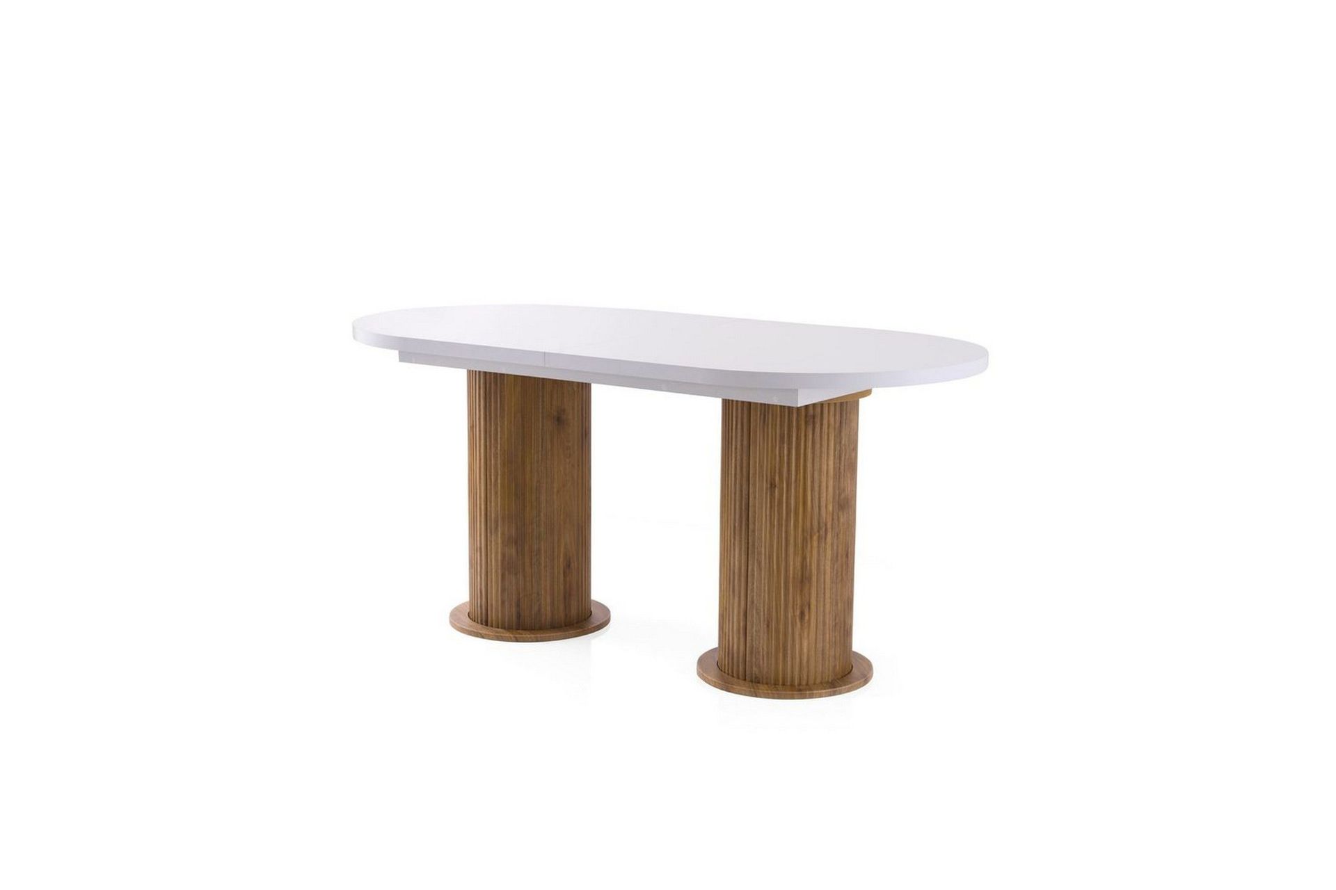 Samtens 180 cm Soikea - Valkoinen